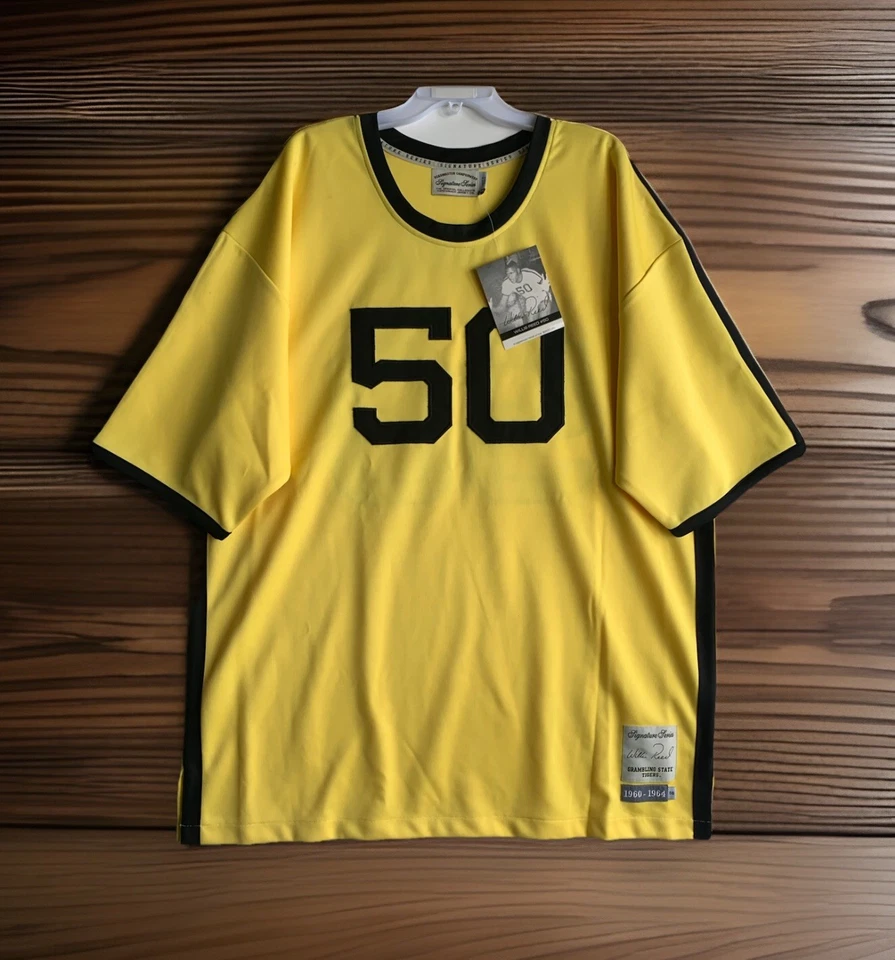 Gambling State Tigers Willie Reed #50 Throwback Jersey Size 56 4XL 27x37 NWT - Image 1 of 4