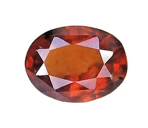 2.51CT & 9.1x6.8x4.8 mm_Orange Red natural Hassonite garnet oval cut gemstone - Picture 1 of 3