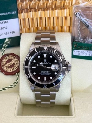 Rolex Submariner Date 16610 2000 Fantastic Condition Sharp Case Rolex Service - Image 1 of 4