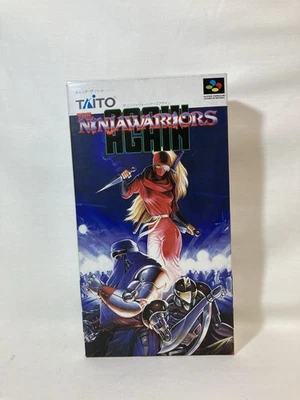 [g1510]The Ninja Warriors Again Nintendo Super Famicom SFC SNES Boxed Jp import - Image 1 of 4