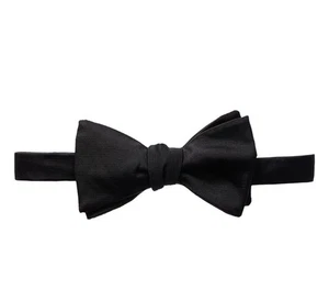 ETON HERREN SEIDE RIPSBAND FLIEGE VORGEBUNDEN SCHWARZ NEU OHNE ETIKETT - Bild 1 von 3