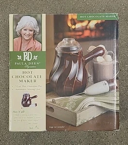 Vintage Paula Deen Signature Hot Chocolate Maker 32oz Automatic Mixing Unit New - Picture 1 of 4