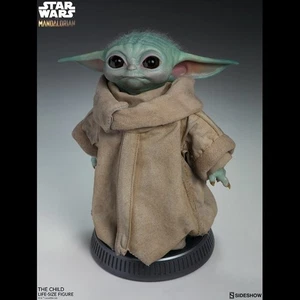 -=]SIDESHOW - Star Wars: The Mandalorian - Grogu The Child lebensgroße Statue[=- - Bild 1 von 7