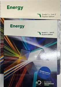 Grade 3 Unit 2 Energy Discovery Science Techbook Florida Teacher Edition - Picture 1 of 1