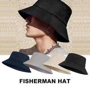 Unisex Fisherman Hat Oversize Bucket Hat for Big Large Head Travel Cap Men Women