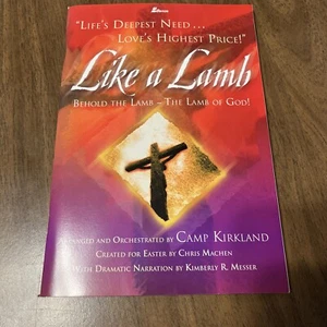 Like A Lamb Cancionero Coro Musical Cristiano Pascua 2003 PB - Imagen 1 de 5