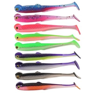 20 PIEZAS Cebo Suave Cola T Multicolor 6cm 1.3g Cebo Biónico Multi-Plataforma Acción - Imagen 1 de 15
