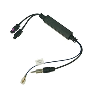 DUAL 2 TWIN FAKRA RADIO ANTENNA ADAPTER PLUG LEAD CABLE FOR VW VOLKSWAGEN CT - Bild 1 von 7