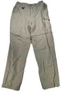 Columbia Women's Titanium Zip-Off Convertible Cargo Hiking Pants Gray Size M - Picture 1 of 9