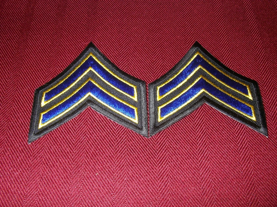 Parches Chevron del cabo de la Patrulla de Carreteras de California (2)  Foto 1 de 1