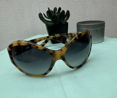 ANNE KLEIN New York SUNGLASSES-AKNY 3118 227/09 Havana Gradient Leopard Print - Image 1 of 4