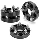 4) Black Hubcentric Wheel Spacers ¦ 5X114.3 ¦ 67.1 Cb ¦ 12X1.5 ¦ 25MM Thick
