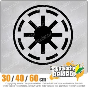 Galaktische Republik II chf0671 in 3 Größen JDM Heckscheibe Aufkleber - Bild 1 von 1