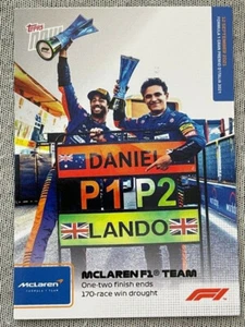 Topps NOW Formula 1 Formel 1 2021 052 McLaren F1 Team - Ricciardo / Norris - Picture 1 of 1