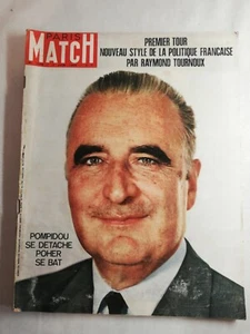 N1892 Magazine Paris-Match No 1048 7 June 1969 Pompidou, Mcmahon, Thor Heyerdahl - Picture 1 of 3