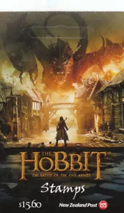 (135731) Folleto Estampillas de El Hobbit Nueva Zelanda 2014 - Imagen 1 de 3