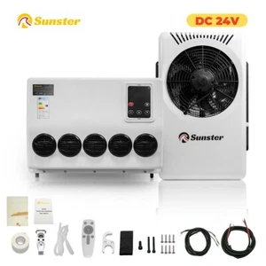 Eléctrico 24V Caravana Aire Acondicionado Split Aire Acondicionado Sistema Frigorífico para Coche RV Camión - Imagen 1 de 15