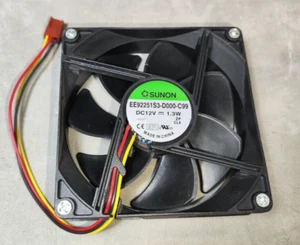 HP Compaq DX2420 Sunon 90mmx25mm Case Fan 3-Pin EE92251S3-D0000-C99 449207-001 - Picture 1 of 2