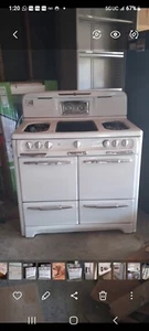 o keefe merritt stove antique white vintage retro stylish hip  - Picture 1 of 3