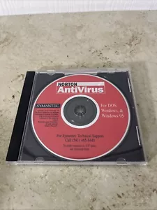 Symantec Norton AntiVirus 1995 Computer Software Internet Security - Picture 1 of 3