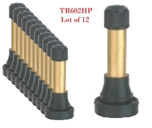 12 Kits TR-602 HP High Pressure Tire Wheel Valve Stems Dia. Inch 0.453 x 2" - Picture 1 of 6