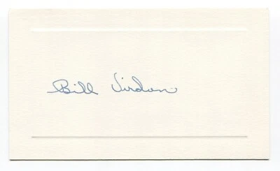 Bill Virdon Card Autograph MLB Baseball Roger Harris Collection - Image 1 of 2