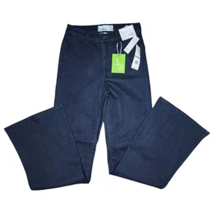 NEW Sam Edelman Womens Size 25 "BAY" Blue Flare Trouser Jeans - Picture 1 of 7