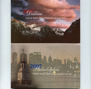 2007 & 2008 US MINT SETS IN OGP FROM COLLECTIOIN!! - Picture 1 of 4