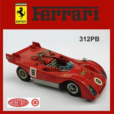 FERRARI 312 PB A57 MEBETOYS SCALA 1:43 (C143) SENZA SCATOLA - Immagine 1 di 4