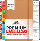 2024 Planner 8.5 X 11 Pro Max - Undated Planner 2024-2024 Calendar 12 Month Plan