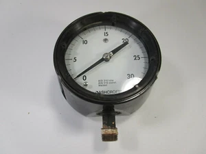 Ashcroft DURAGauge 0-30 psi aisi 316 tube and socket Gauge - Picture 1 of 9