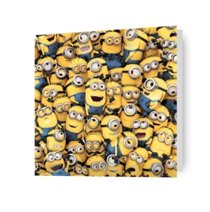 Biglietto Compleanno Cattivissimo Me Minions Biglietto Compleanno Include Busta 6x6 Pollici - Foto 1 di 7