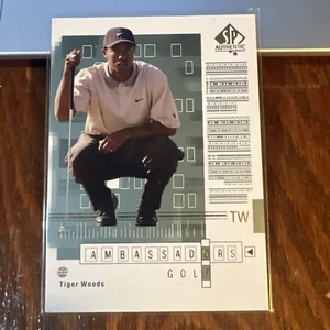 Tiger Woods 2002 SP Authentic Ambassadors of Golf #66 PGA Nike NM-MT - Picture 1 of 6