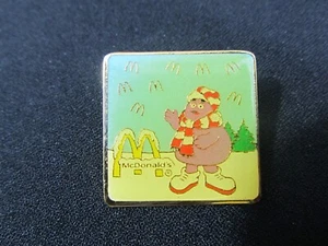 Vintage McDonalds Pin Grimace Winter Snow Lapel Hat Tie - Picture 1 of 3