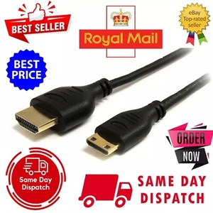 Mini HDMI TO CONNECT TO TV HDTV 3D 1080P 4K for GoTab 7, 8, 10, GoNote 2 Tablet - Picture 1 of 8