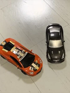 27 MHz 2 RC Car Lot.  Lamborghini And Nissan Skyline GTR.  No Remotes/Untested. - Picture 1 of 10