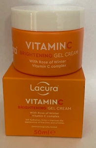 Lacura Aldi Vitamin C Brightening Face Cream Skin Care Day Gel Cream 50ml - Picture 1 of 2