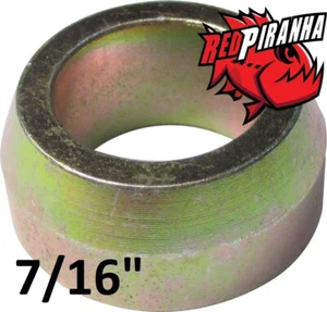 7/16" PREMIUM - RED PIRANHA - STEEL HEIM JOINT CONE SPACER ROD END HEIMS JOINTS - Picture 1 of 2
