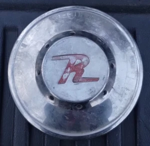 1959 1960 RAMBLER AMC 10" Dog Dish Hubcap ~ Poverty ~ OEM ~ "R" Atomic - Picture 1 of 4