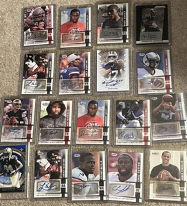 Lot of 18 Rookie Autograph NFL Football Cards - Picture 1 of 3