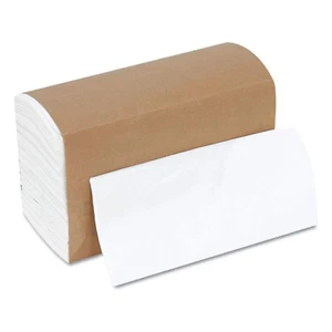 Boardwalk 17" x 17" Weiß 1-lagig Abendessen Servietten - 250/Packung, 12 Packungen/Karton | - Bild 1 von 3
