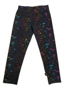 TEREZ Girl's Black Foil Printed Leggings #33177767 NWT - Picture 1 of 1
