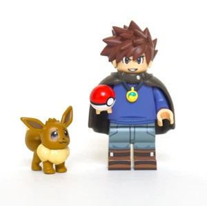 Soulink Pokémon Green & Eevee Custom Minifigure for LEGO, Limited [US Duty Paid] - Picture 1 of 4