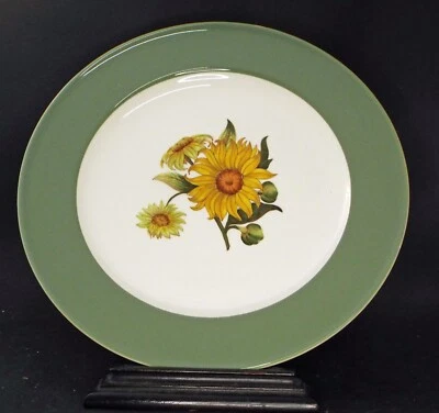 Vintage Wedgwood Sunflower - 5 x Dinner Plates - 10 1/2" - Image 1 of 4