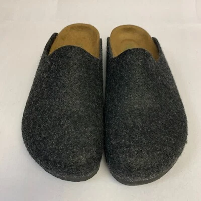 Birkenstock Nuevo con Caja Amsterdam Fieltro Antracita Vegano Estrecho - Selecciona Talla Foto 1 de 4