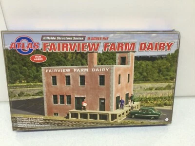 Atlas #6909 Hillside Structure Fairview Farm Dairy Kit O Scale Unopened Box - Image 1 of 2