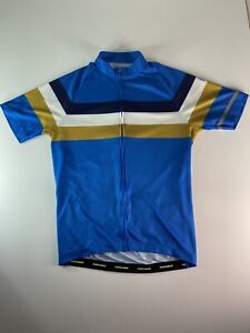 Novara Blue Short Sleeve Bike Jersey Size Men's M