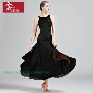Womens NEW Latin Ballroom Dance Dress Salsa Modern Waltz Tango Dress #S9022 - Picture 1 of 20