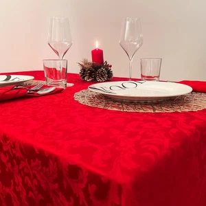 Giovanni Dolcinotti | Tovaglia Rettangolare Antimacchia Natalizia 140X280 Cm Jac - Foto 1 di 12