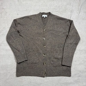 Madewell Sweater Womens Extra Small Brown Button Up Cardigan Recycled Cashmere - Picture 1 of 12